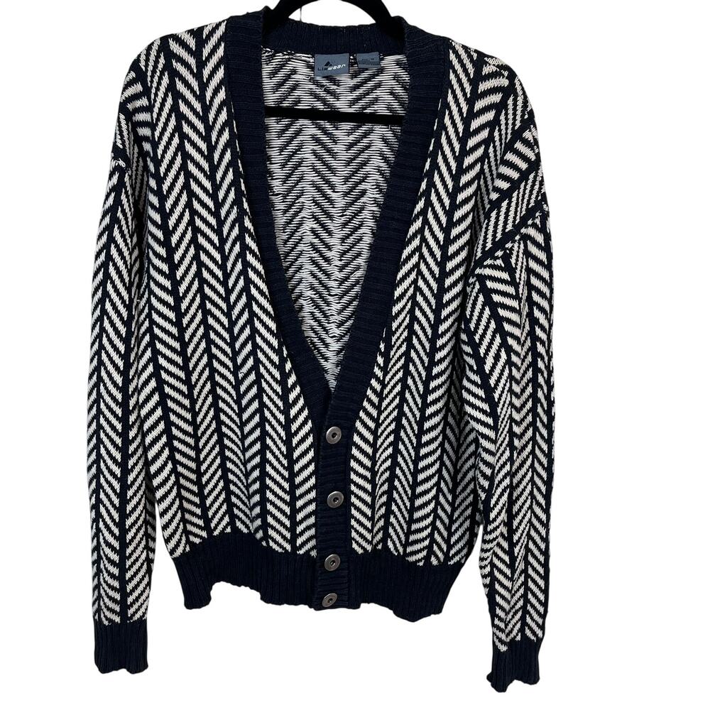 Liz Wear Chevron Knit Cardigan